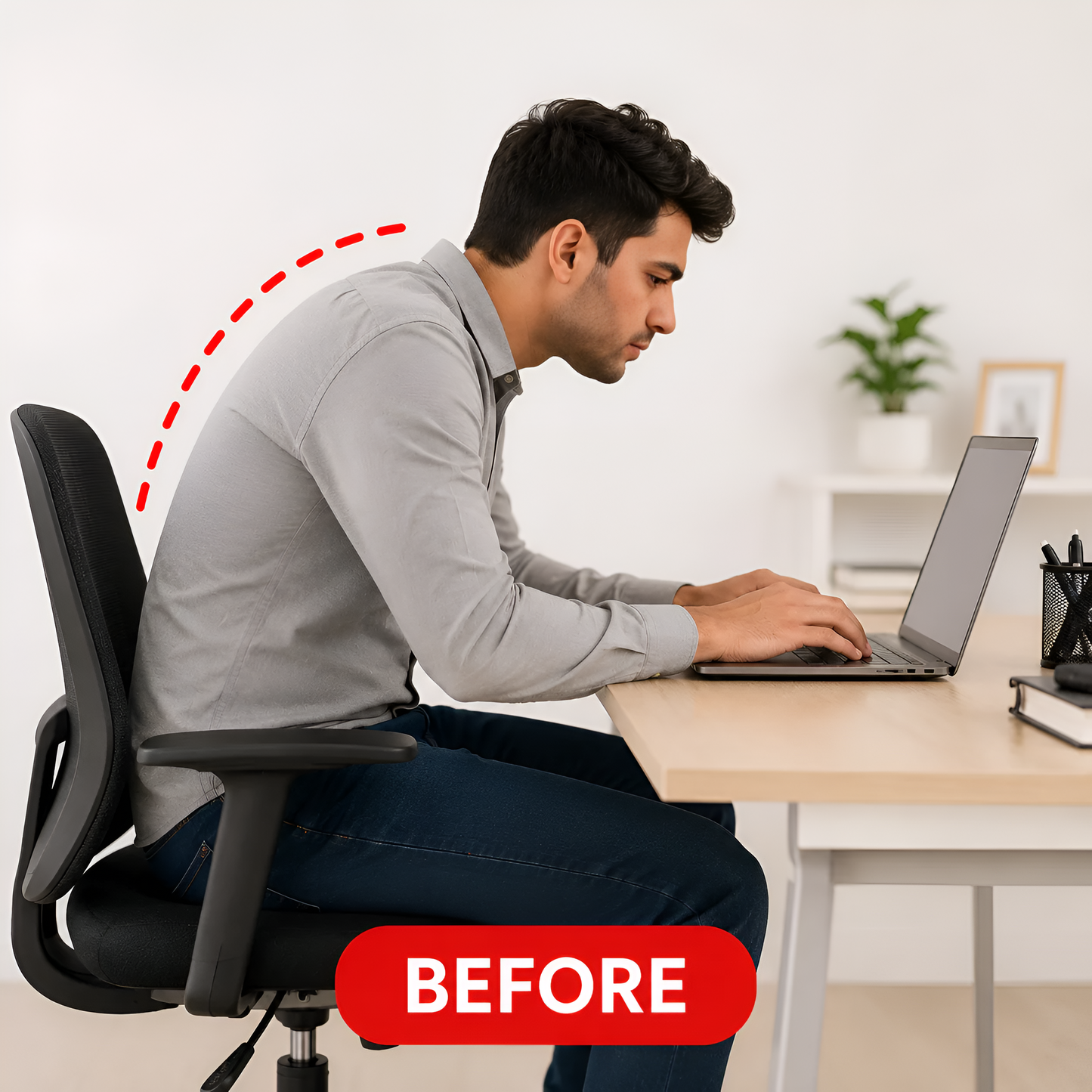 Posture Corrector Belt for Waist and Back Support