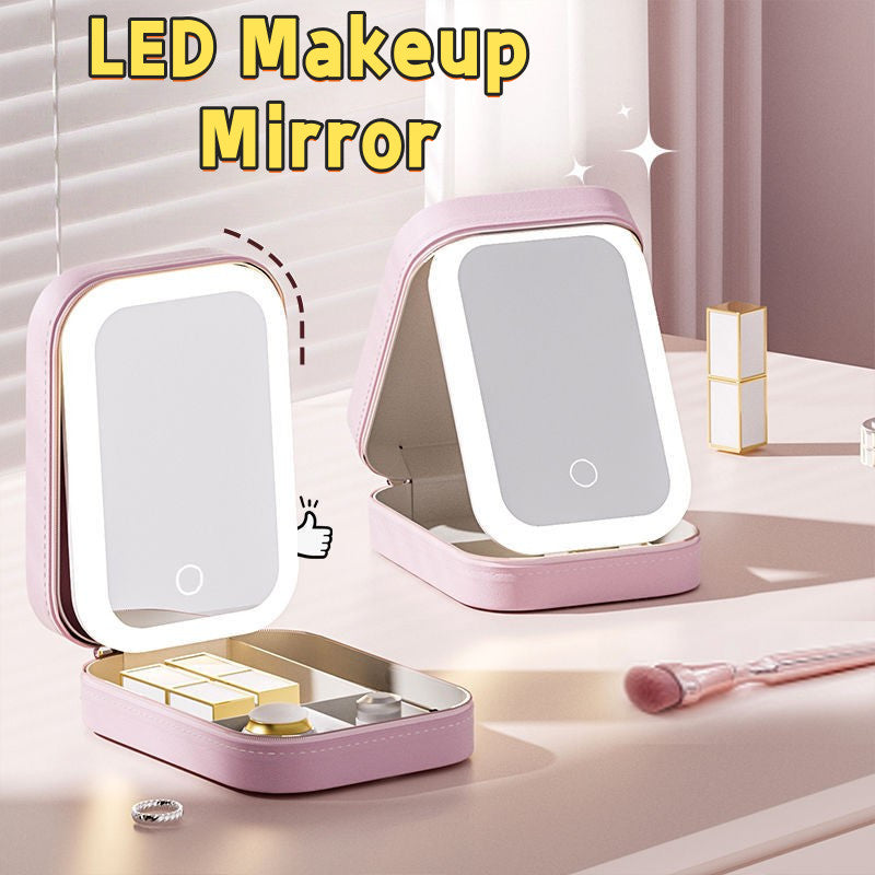 LED Mirror Makeup & Jewellery Box